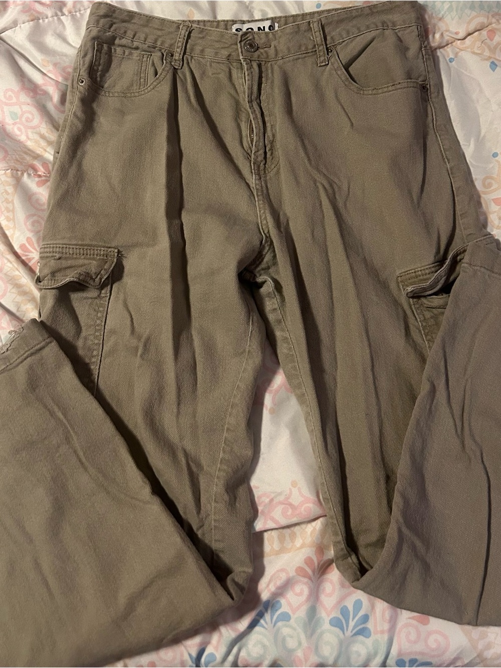 Unisex S.O.N.G. Khaki Cargo Pants